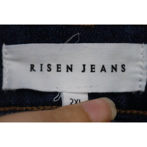 Risen Jeans Women's 2XL Dark Wash Boot Cut Jeans - Picture 6 of 11